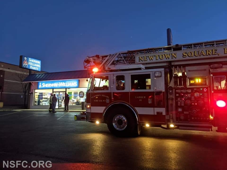 Gas Leak in Stores - Newtown Square Fire Company